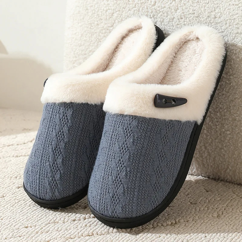 Pantuflas Mujer Plano con Pelo Suave - Vestiria