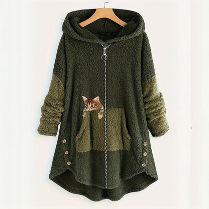 Sudadera Gato Acogedora y Suave
