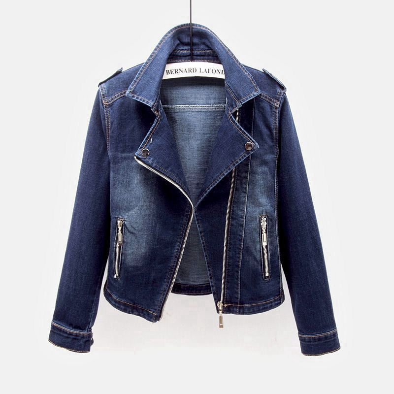 Chaqueta de cuero estilo cowboy mujer