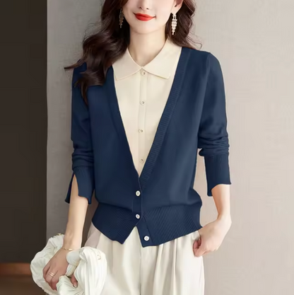 Sudadera de punto cuello alto - Vestiria