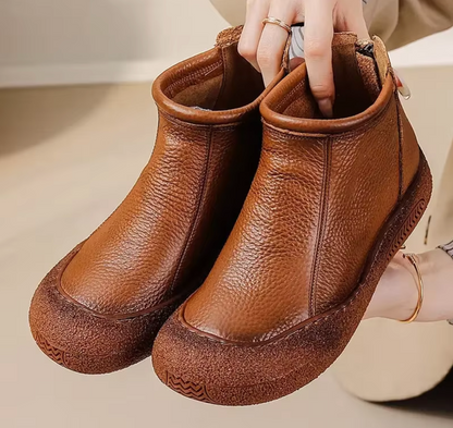 Botas Piel Cuero Vintage