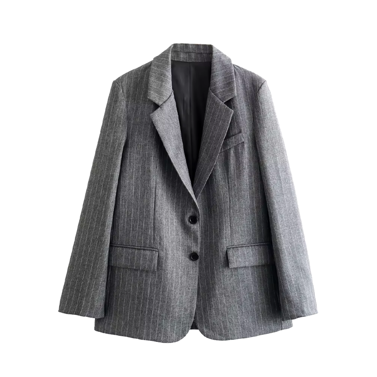 Chaquetilla ajustada con bolsillos clásicos - LÉONIE - Vestiria