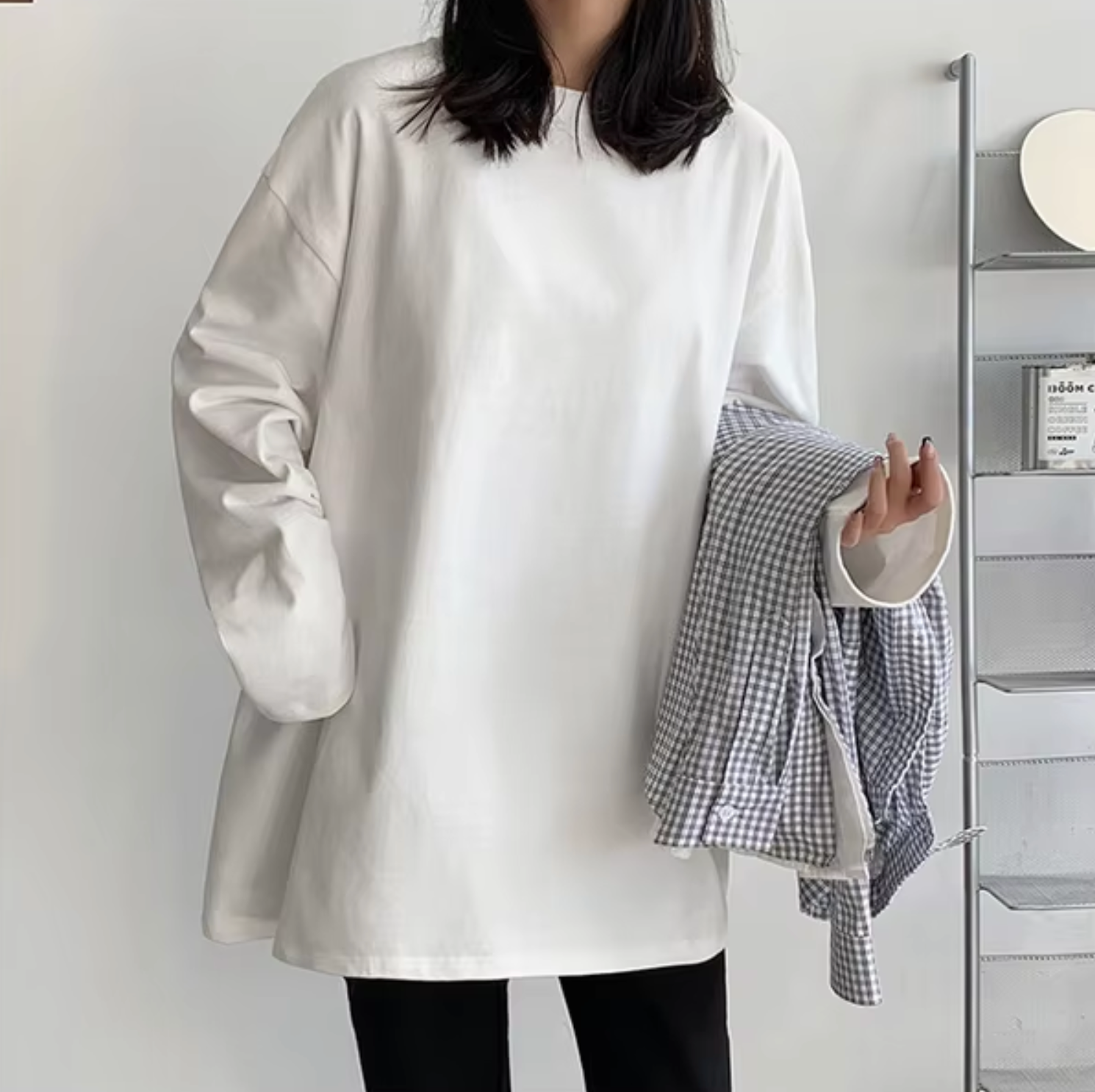 Camisa Grande Manga Larga Confortable - Vestiria