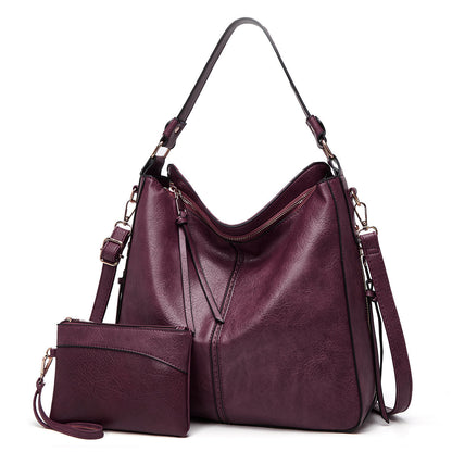 Bolso Bandolera y Minibolso de Piel Imitación