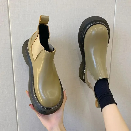Botas Chelsea Mujer Cómodas Punta Redonda - Vestiria