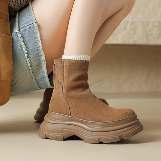 Botas Chelsea Mujer con Plataforma Elástica - Vestiria