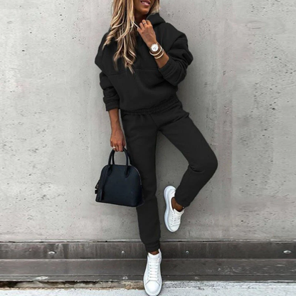 Conjunto Invierno Mujer Sudadera y Pantalones Cálidos
