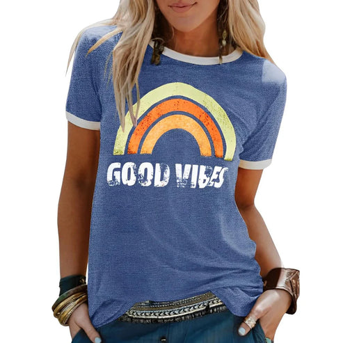 Camiseta Estilo Relajado Positivo