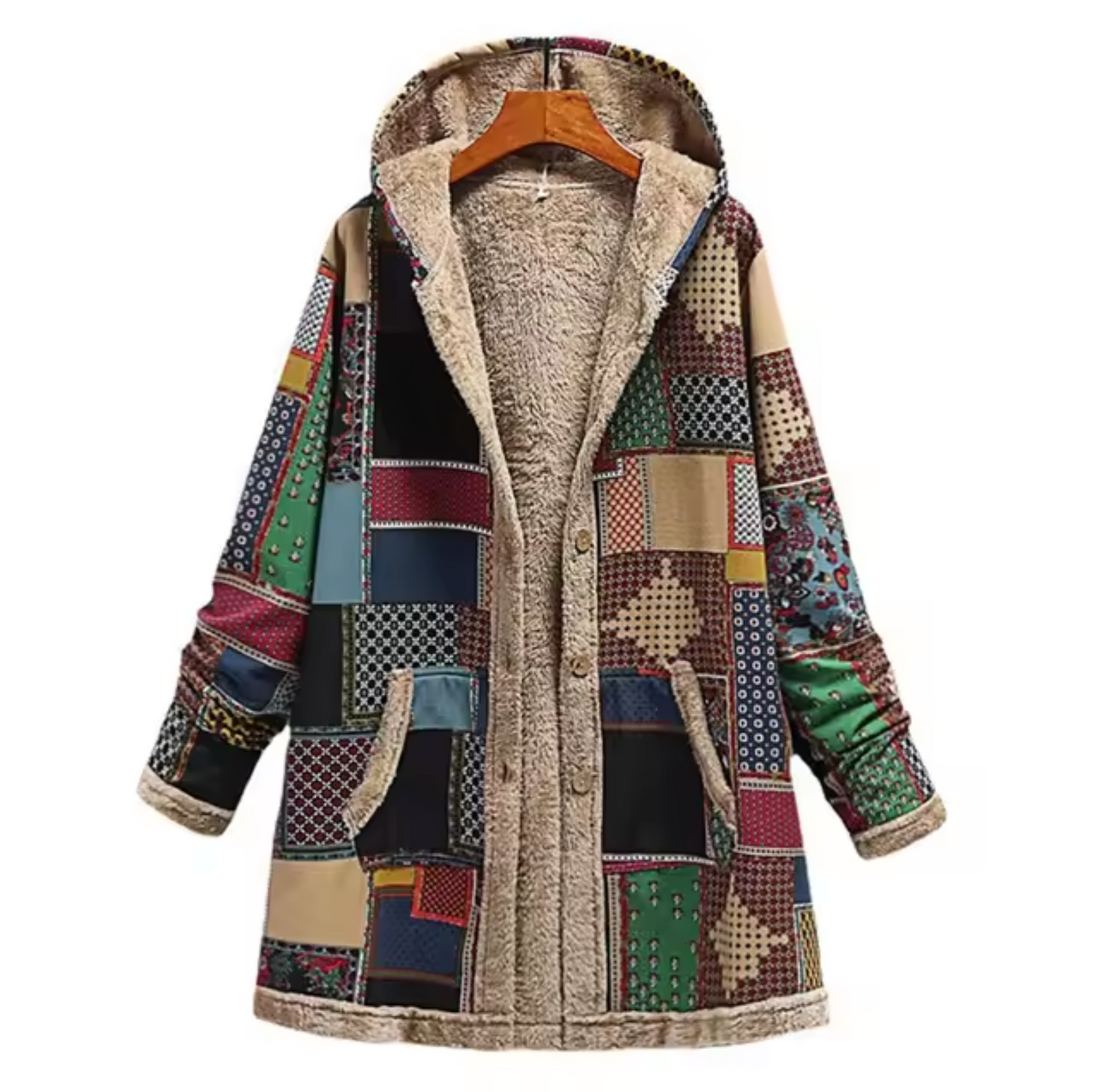 Chaqueta Invierno Acogedora con Capucha - Vestiria