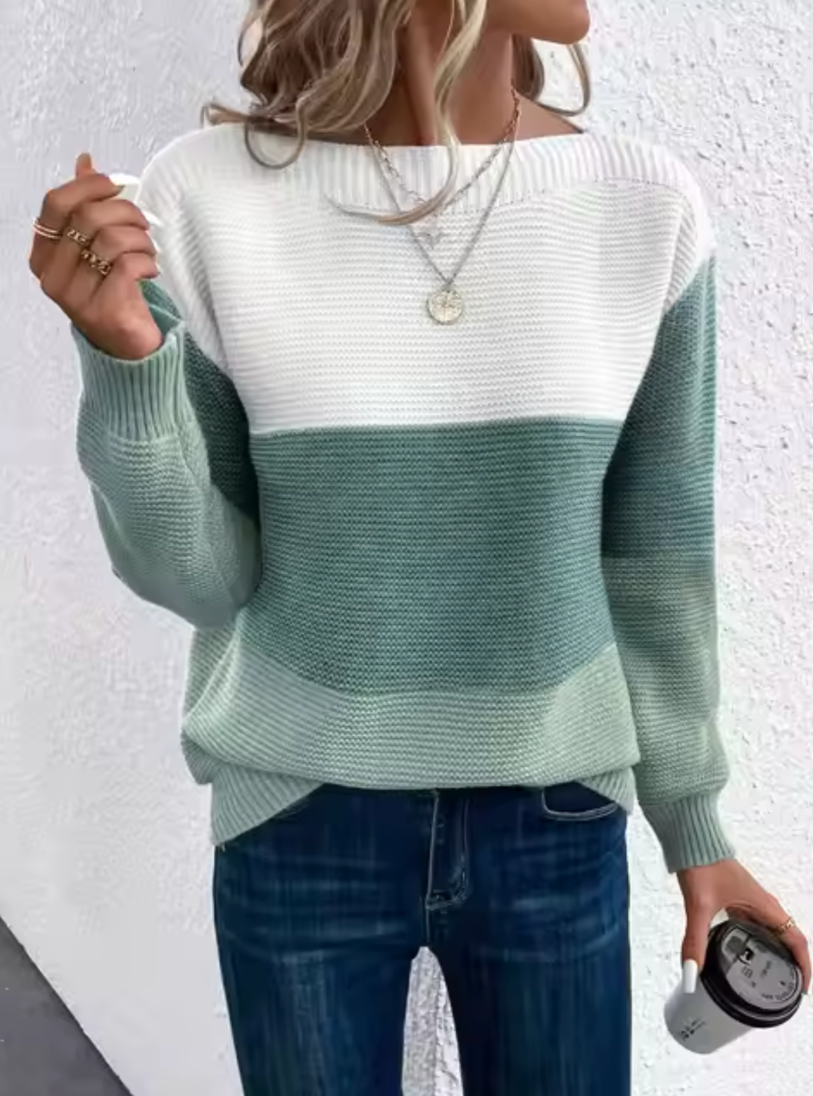 Jerséis Mujer Tricolor Cálido Invierno - Vestiria