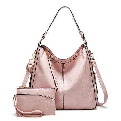 Bolso Bandolera y Minibolso de Piel Imitación