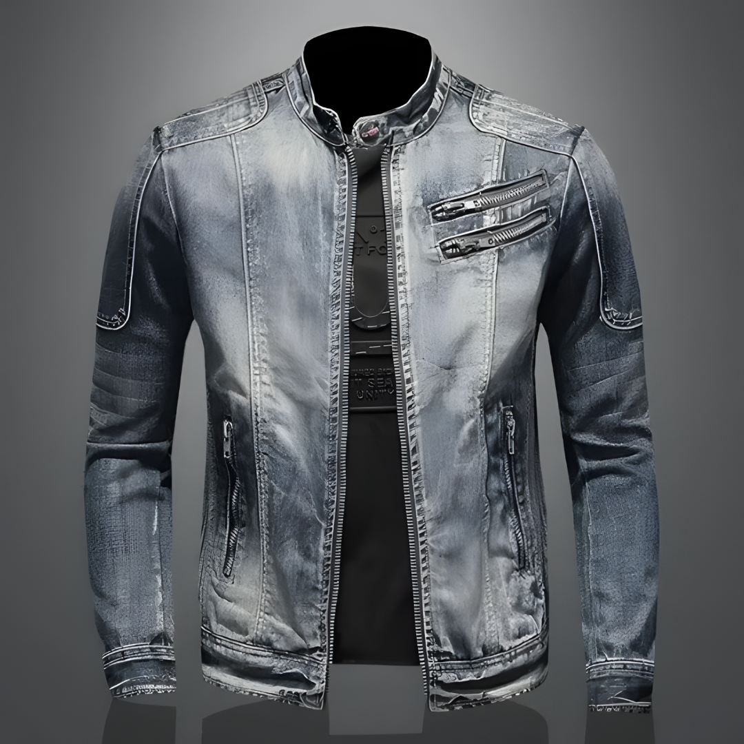 Chaqueta denim hombre moda urbana - Vestiria