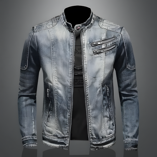 Chaqueta denim hombre moda urbana - Vestiria