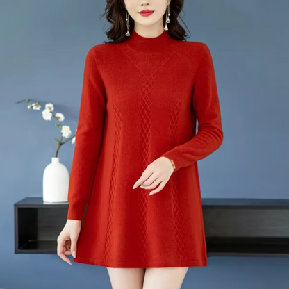 Vestido Cálido de Punto Suave - Vestiria