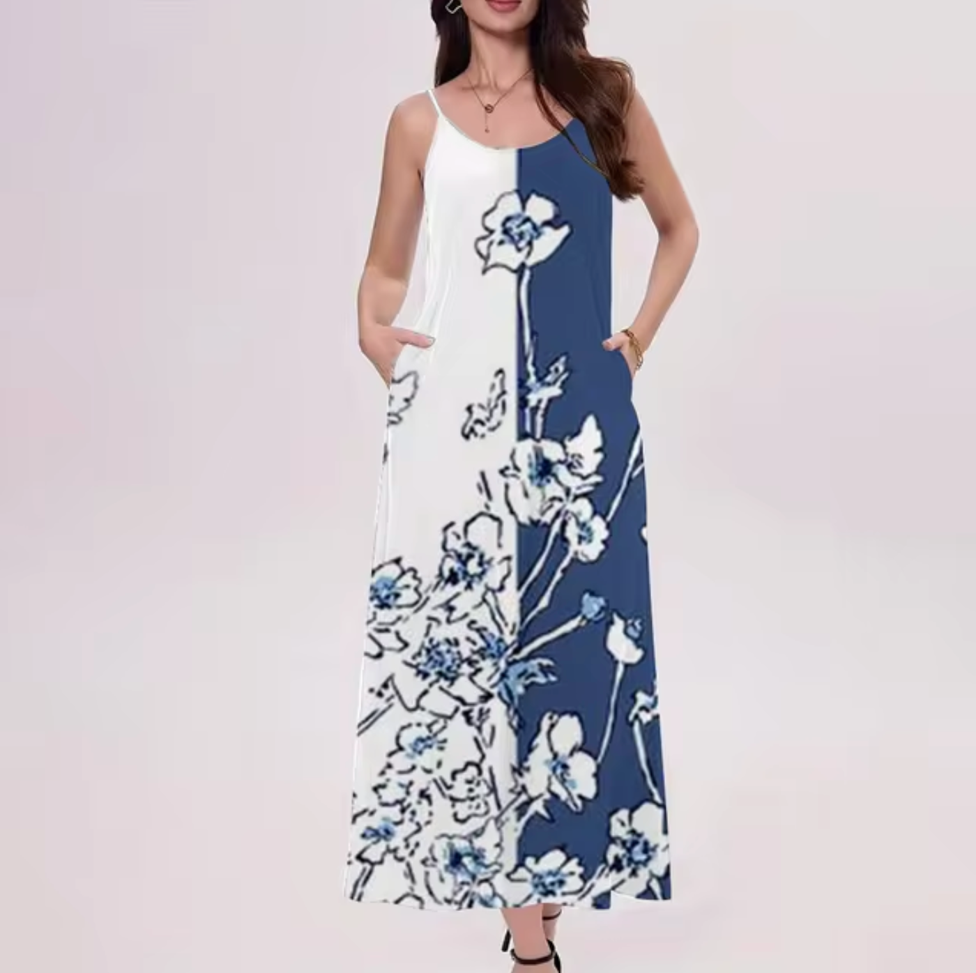 Vestido Floral Sin Mangas Verano - Vestiria
