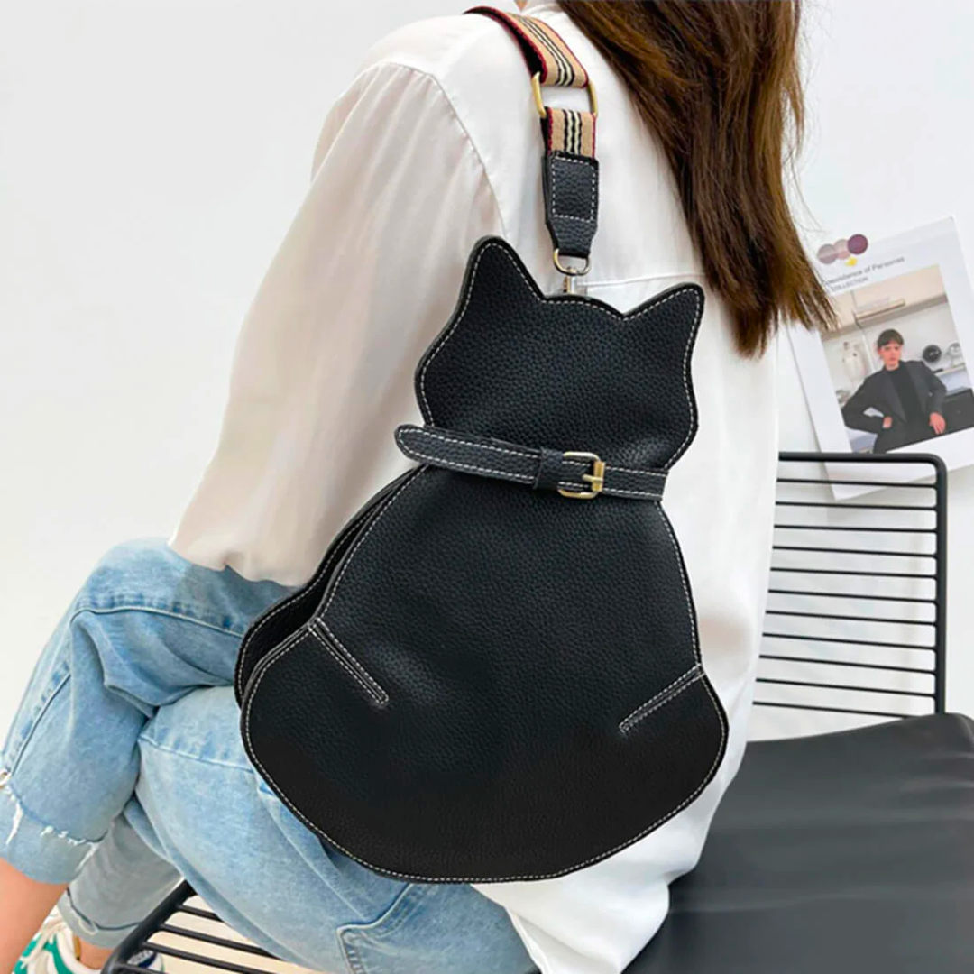 Bolso Gato Piel Suave Original - Vestiria