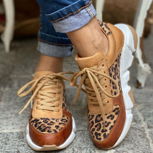 Zapatillas Mujer Leopardo Cómodas y Ligeras - Vestiria