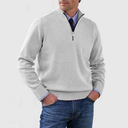 Suéter Hombre Cuello Alto Cremallera