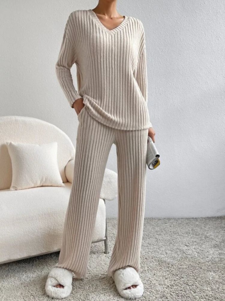 Juego Deportivo Mujer Suéter y Pantalón Cálido - Vestiria