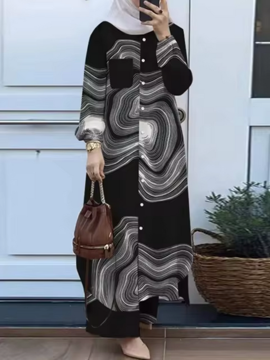 Conjunto Pantalón Vestido Femenino Elegante - Vestiria