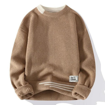 Sudadera de punto cálido para hombre