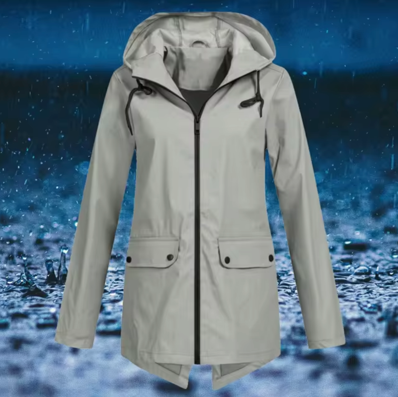 Chubasquero Impermeable con Capucha Ligero - Vestiria