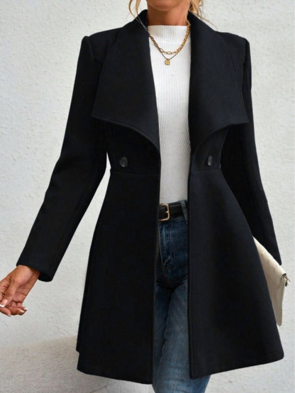 Gabardina Larga Clásica Cuello Alto - Vestiria