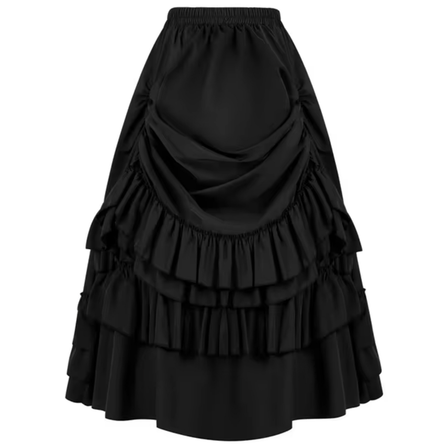 Falda Larga Boho con Volantes Románticos - Vestiria