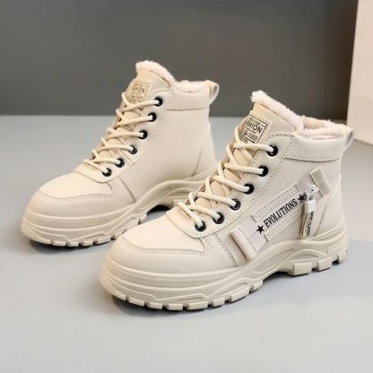 Botas Mujer Invierno Estampado Letras - Vestiria