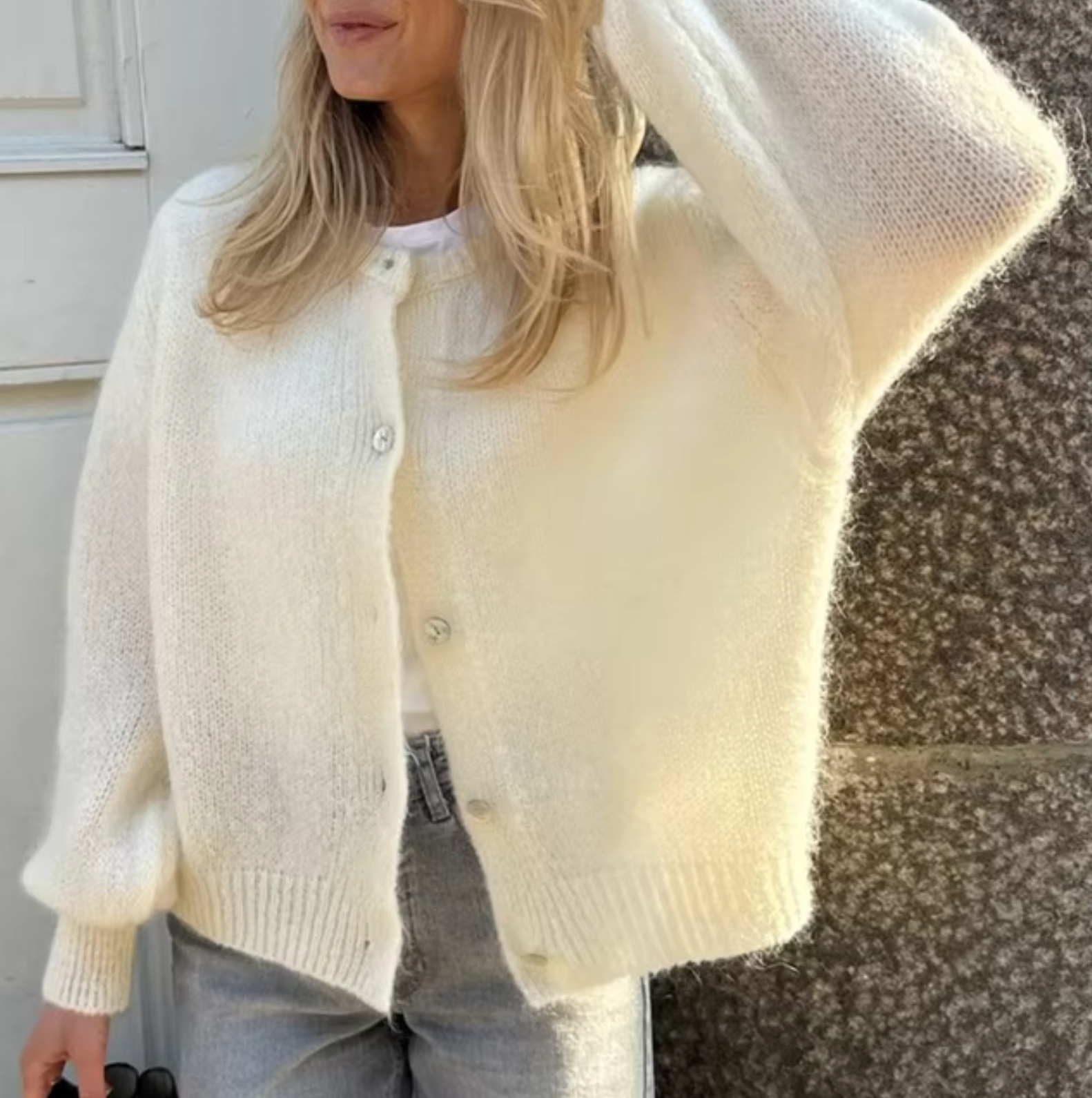 Cárdigan Mujer Punto Botones Elegante - Vestiria