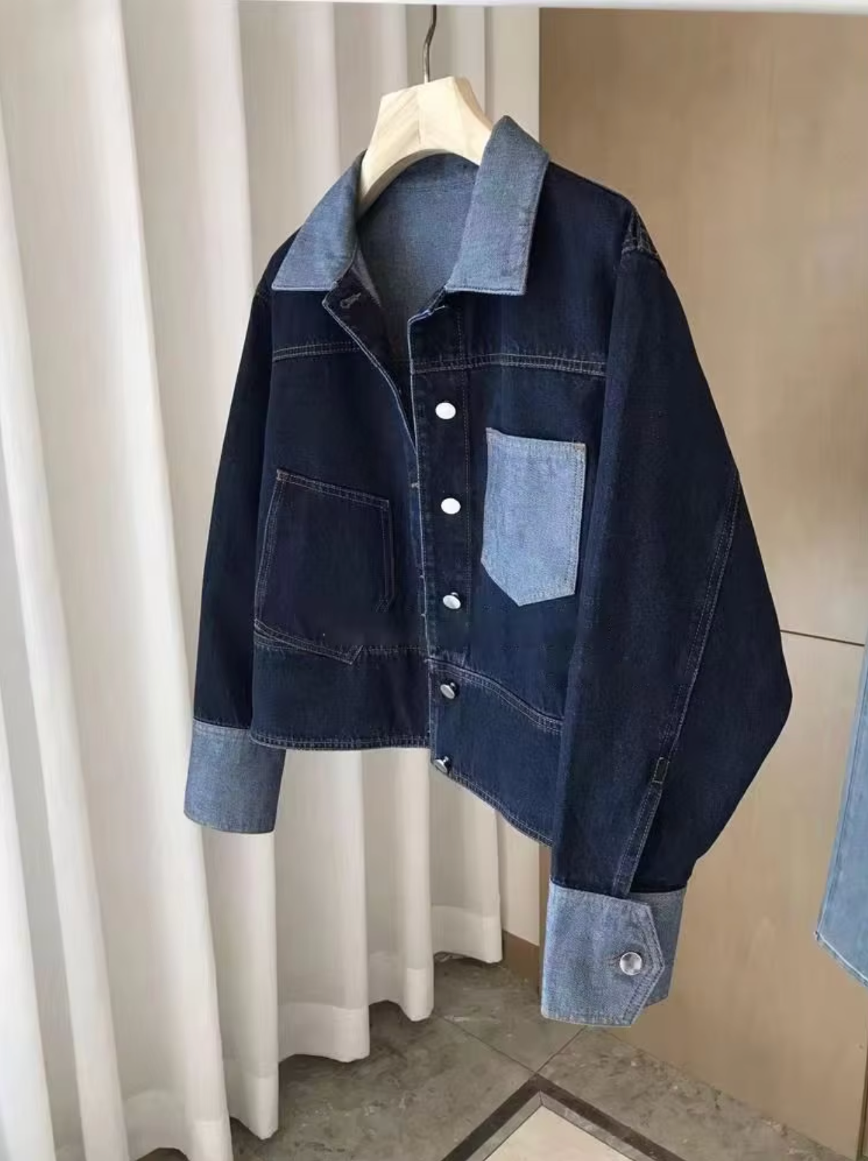 Chaqueta Vaquera Cuero Estilo Urbano - Vestiria