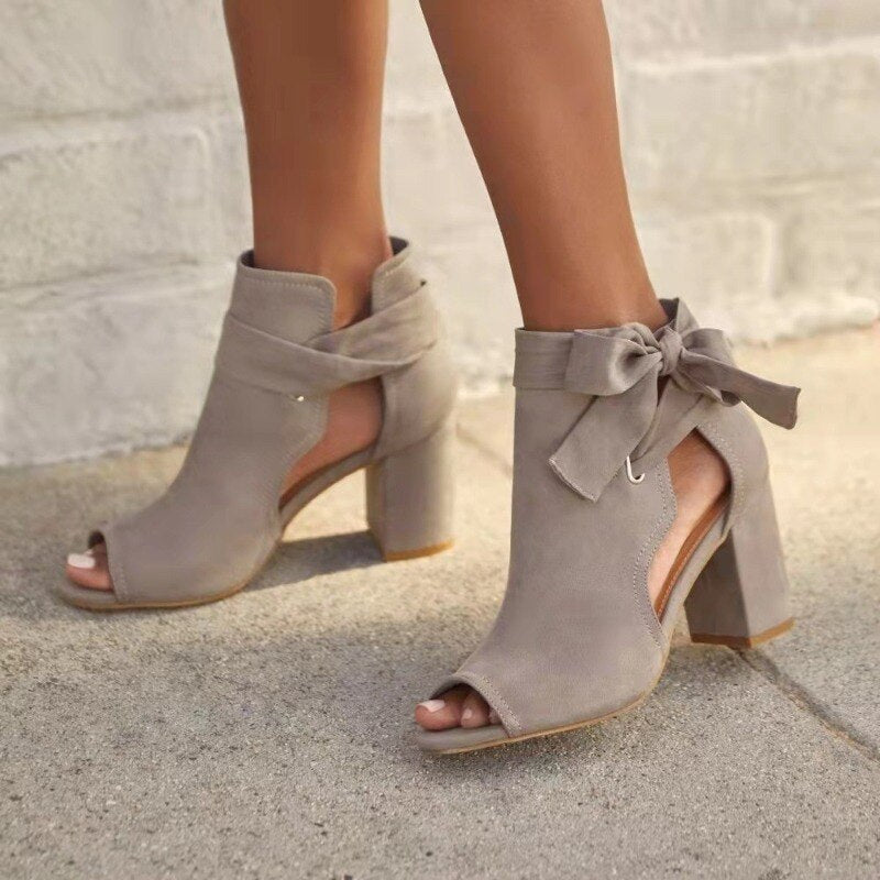 Sandalias Tacón Alto Mujer Estilo Glamouroso - Vestiria