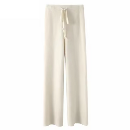Pantalón Largo Suéter Lana Cálido - Vestiria
