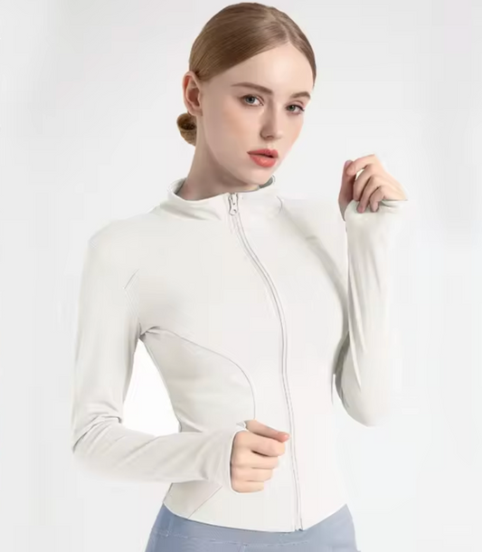 Top de yoga ajustado manga larga deportivo - Vestiria