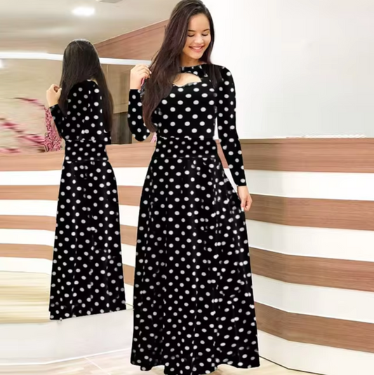 Vestido Maxi Floral Mujer Elegante - Vestiria