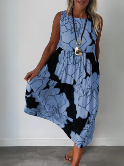 Vestido Florido Estampado Mujer