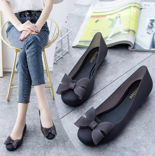 Zapatillas Cómodas con Detalle Pajarita - Vestiria