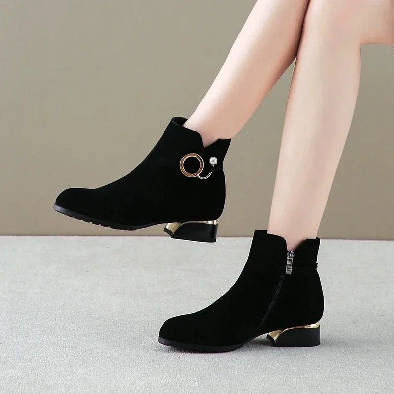 Botines Mujer Puntera Fina Elegantes - Vestiria