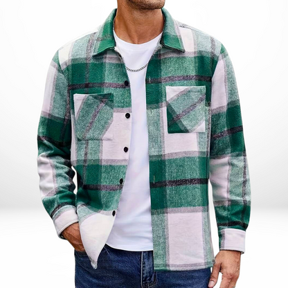 Camisa Cuadros Hombre Casual