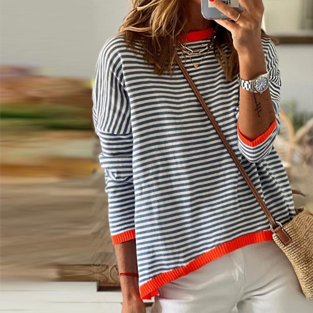 Blusa de rayas elegante