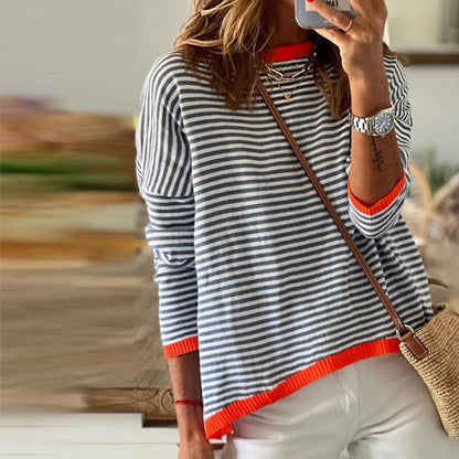 Blusa de rayas elegante