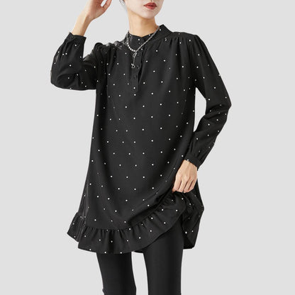 Blusa de Lunares Chic Mujer - Vestiria