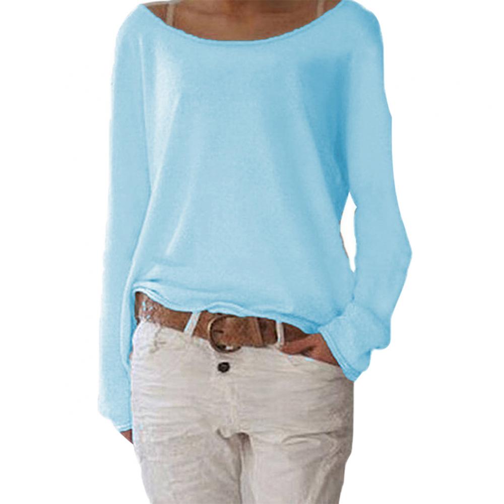 Camiseta mujer corte cómodo y escote ancho