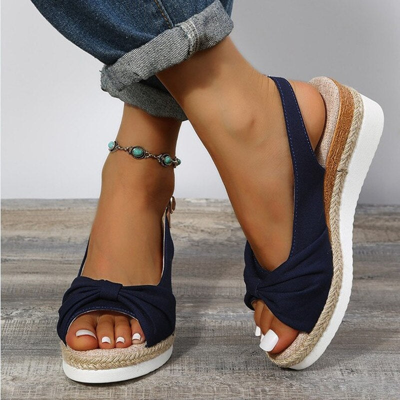 Sandalias de mujer cómodas con soporte de arco