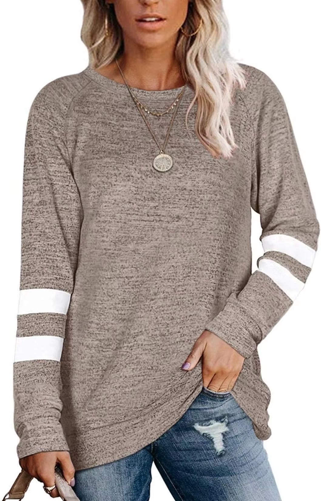 Camisa Suelta Manga Larga Mujer - Vestiria