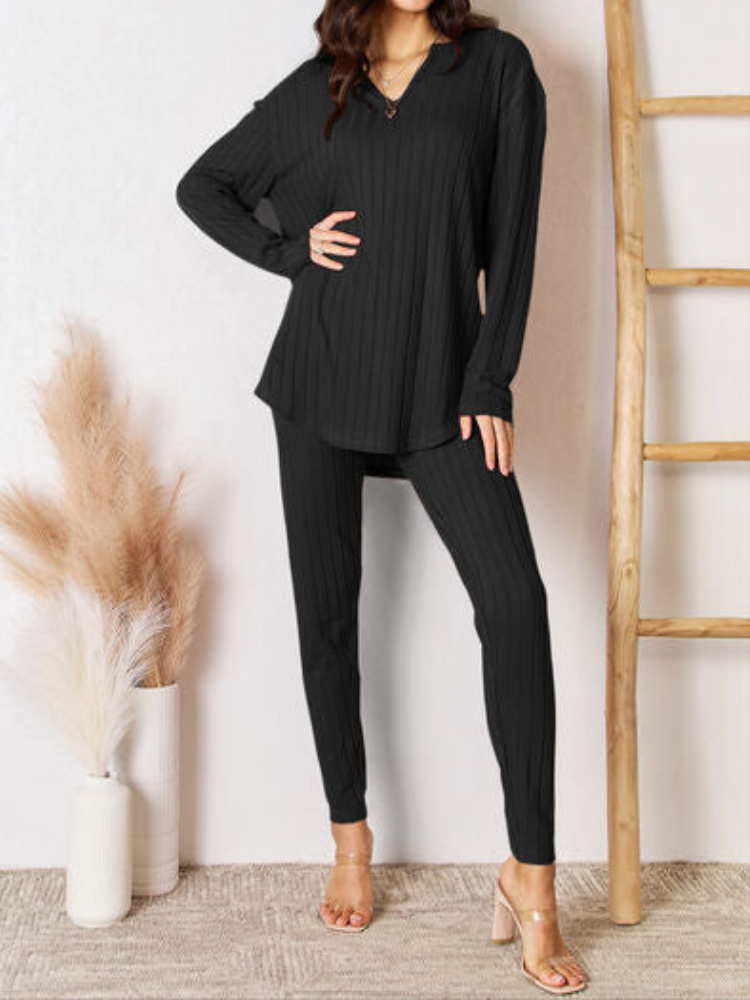 Conjunto Jersey Cálido y Pantalón Suave