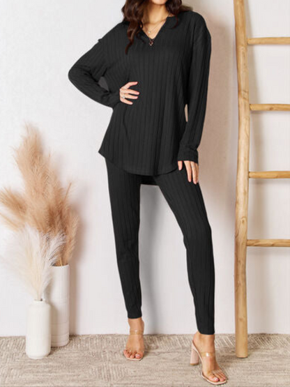 Conjunto Jersey Cálido y Pantalón Suave