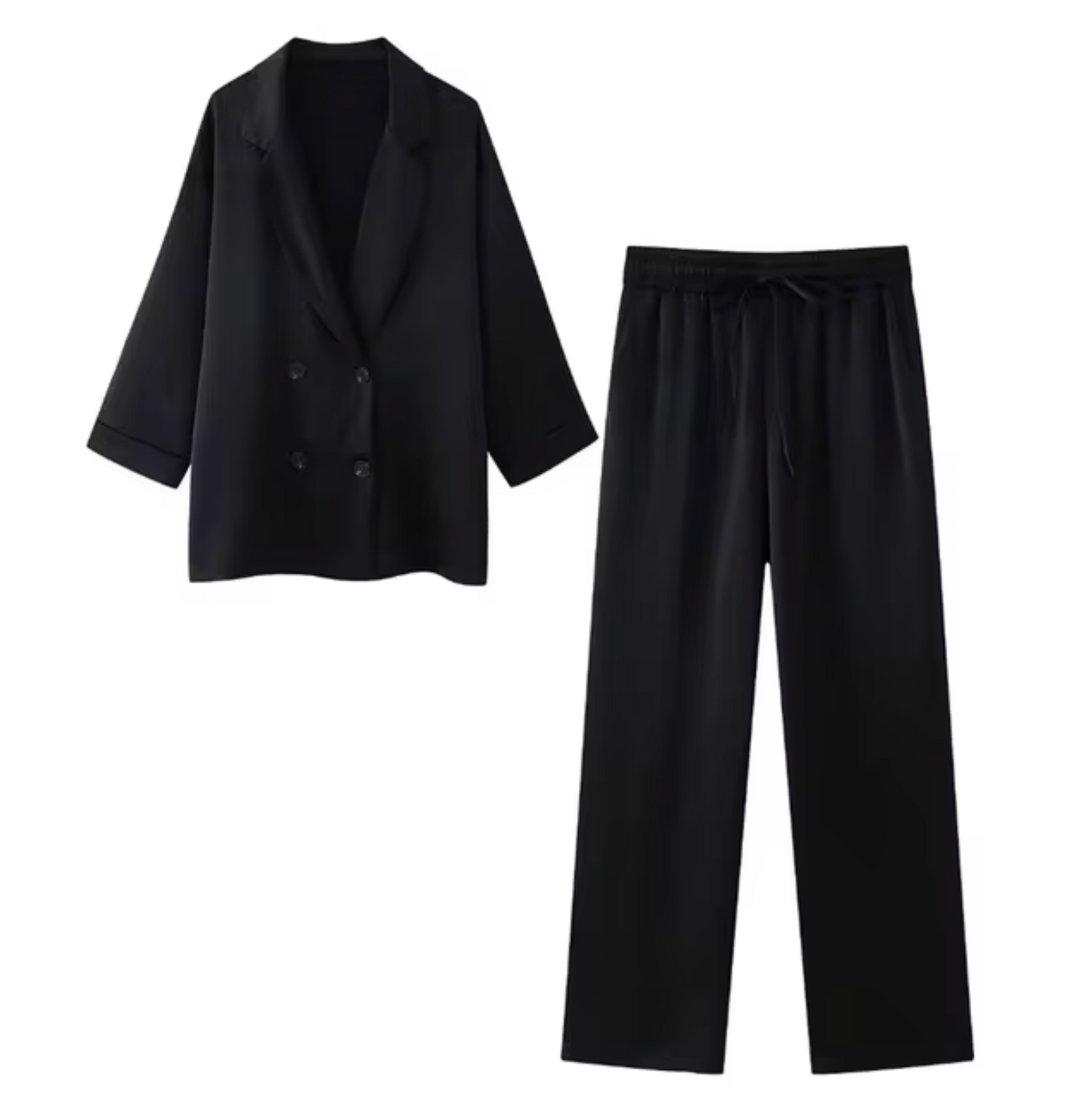 Chaquetón y Pantalón Mujer Elegante Invierno