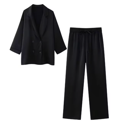 Chaquetón y Pantalón Mujer Elegante Invierno