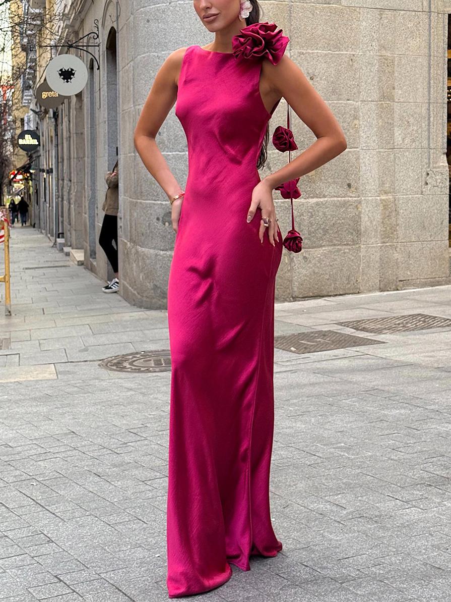 Vestido de Gala Floral para Mujer Elegante - Vestiria